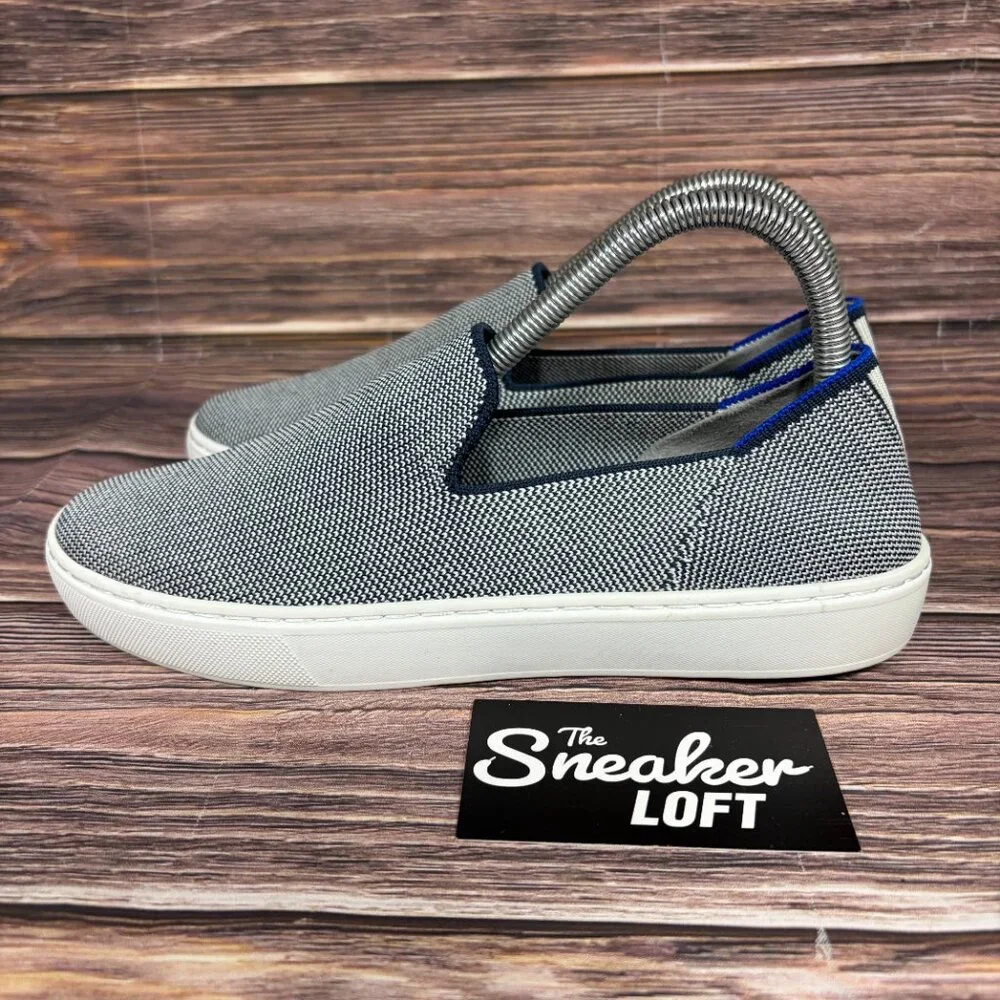 Rothy's‎ The Originial Slip On Sneakers Anchor Knit Fabric Women's Size 7.5